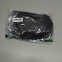 Women's Button Down Dress-Long Sleeve Shirt Dress Business Casual Office Outfits Slim Fit V Neck Midi Tunic Dress) Black, S