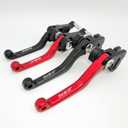 Generic Replacement for Honda XR 650L 1993-2023 CNC Pivot Clutch Brake Levers XR650L RED Black (RED)