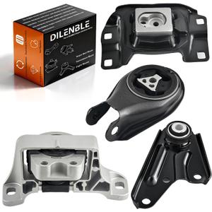 Engine Motor Mount & Trans Mount Fit for 2011 2012 2013 Mazda 3 L4 2.0L- Automatic Trans,Engine Mount Set of 4 Replaces OE# A4402 EM5375 5375 1041779 BBM439060 BBM439060A BBM439060B BBM439060C