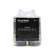 6 x NYE Twist Poppers  