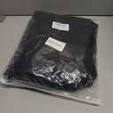 Black Hooded Cloak for Adult - Unisex Halloween Costume Vampire Witch Cape Wizard Robe Gothic Cosplay Cloak with Hood (Black, XXL)