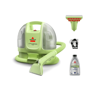 BISSELL Little Green Mini Portable Carpet Cleaner, 4075
HydroRinse self-cleaning tool; 4-in. tough stain tool; upholstery & car detailing; Tea Green color