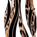 Women's Summer Maxi Dress Long Dress Casual Boho Sleeveless Strap Smocked Tiered Long Beach Sun Dresses, A4-leopard (L)