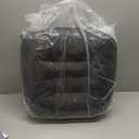 YOUFI Leather Seat Cushion Extra-Thick Booster for Office Chair to Rise Height - Full Filling for Support - with Breathable Cover, Handle and Buckle - Relieves Back Pain  18"x16"x6" (Black)