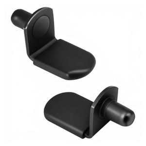 60 Pack 1/4 inch (6mm) Shelf Pins, Heavy Duty Metal Shelf Support Pegs with Rubber Sleeves, Fits Standard 1/4 Holes for Kitchen Cabinets, Bookcase, Closet Organizer (Nickel Plated)