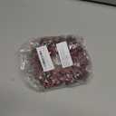 6-inch Beaded Berry Wreath Candlering Candle Ring Ornament Christmas Red