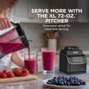 Ninja UltraCrush Professional Blender, 1000W, 72oz Pitcher, 3 Speeds, BP201 | 1000W Total Crushing blades power through ice & fruit. XL 72-oz pitcher, 3 manual speeds plus pulse. Dishwasher safe.