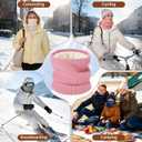 Winter Neck Warmer Gaiter: Windproof Thick Fleece Lined Warm Neck Scarf for Skiing Cycling Snowboarding for Men Women (Blue)