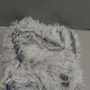 Uhomy 2 Packs Fluffy Accent Pillows Cover 18"x18", Soft Gray Ombre Faux Fur Throw Pillow Case, Modern Luxury Decorative Square Cushion Cover for Farmhouse Home Decor for Sofa/Bed/Chair, 45x45cm