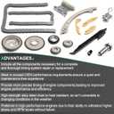 Timing Chain Kit For 2008-2013 For Chevrolet Malibu 2010-2015 Equinox,2010-2015 For GMC Terrain,2011-2015 For Buick LaCrosse,2011-2015 For Buick Regal,2012-2015 For Buick Verano