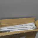 iDavosic.ly Plant Stand Indoor Outdoor, 5 Tier Corner Metal Flower Display Holder Shelf, Easy Assembly Folding Tall Orchid Rack for Patio Balcony Porch Garden Living Room House, White