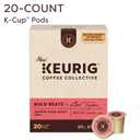 Keurig Coffee Collective, Bold Beats by Eric Taylor, Medium-Dark Roast Coffee, Single Serve Keurig K-Cup Pods, 20 Count (EXP 07/19/28)