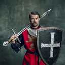 quescu Medieval Knight Toy Sword,35.6" Plastics Sword Medieval Warrior Costume Accessories for Renaissance Fair Cosplay,Props