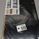 Black Magnetic Board,17.5" x 11.4" Magnet Bulletin Board to Display Magnetic Notes, Poetry, Photos, Suitable for Wall, Refrigerator, Cabinet etc, Come with 4 Pcs Dual Lock Tape and Screws