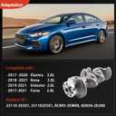 Engine Crankshaft & Bearings kit Compatible with Kia Forte 2.0L 2017-2021