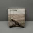 Boensi Gradient Yellow Laundry Basket With Handle - 21"17"12" Large Woven Cotton Rope Blanket Basket, Storage Basket For Blankets, Baby Toys & Clothes (Fits Bathroom, Nursery, Bedroom, Living Room)