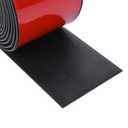 Neoprene Rubber Strips Self Adhesive Sheets, Rolls & Strips with Adhesive Backing Rubber Pads Self Stick Seal Gasket Tape for Matting Padding - 3 Wide x 1/16" Thick x 10' Long