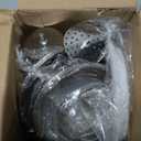 Stainless Steel Funnels for Kitchen use,3PCS Large Kitchen Metal Funnel with 2 Removable Strainer,Cleaning Brush,200 Mesh Food Filter,Funnel for Filling Bottles,for Transferring of Liquid,Oils,Jam