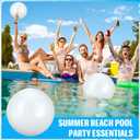 8 Pcs 12 Inch Solid Red Beach Balls Inflatable Beach Ball Bulk Large Blow up Pool Game Toys