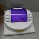 Poolease X1 Robotic Pool Vacuum for Above Ground Pool, Automatic Cordless Pool Cleaner with 45W Dual-Motor, Ideal for Above-Ground Flat Pool, 2L Debris Capacity (White and Purple)