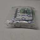 ZAZE Beach Blanket Picnic Blankets Waterproof Sandproof with Stakes, Thick 3-Layer 80 * 80 Oversized Mat, Extra Large Big Machine Washable, Foldable Accessories Outdoor Camping Park (Blue White)