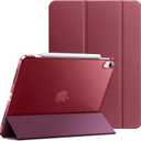 JETech Case ONLY for iPad Air 11-Inch M4/M3/M2 (2026/2025/2024), iPad Air 5/4 (2022/2020 5th/4th Generation 10.9-Inch), Slim Stand Hard Back Shell Cover with Auto Wake/Sleep (Wine)