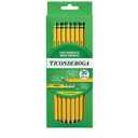 Ticonderoga Wood-Cased Pencils, Pre-Sharpened, #2 HB Soft, Yellow, 30 Count,6 pcs