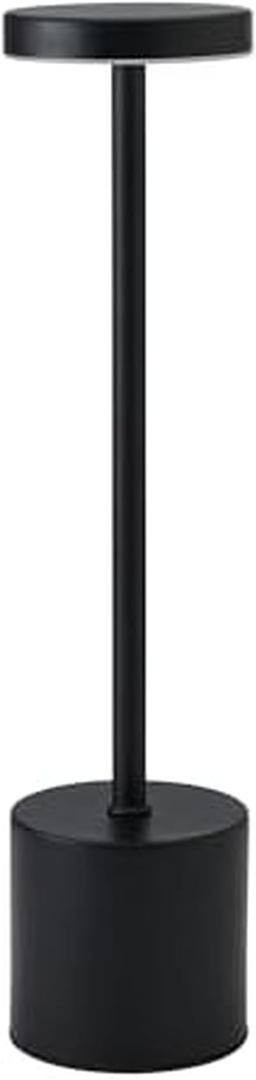 Elements 13-Inch Rechargeable LED Desk Lamp - Metal Touch Control Table Lamp with 3 Light Colors, Stepless Dimming, 1200mAh Battery, USB-C Charging for Home Office, Bedroom, Living Room