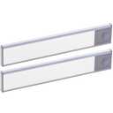 BLACK+DECKER Rechargeable Under Cabinet Lighting, Motion Sensor On/Off, Warm White LED, Stick-On Install for Kitchen & Closets - 2 Bars