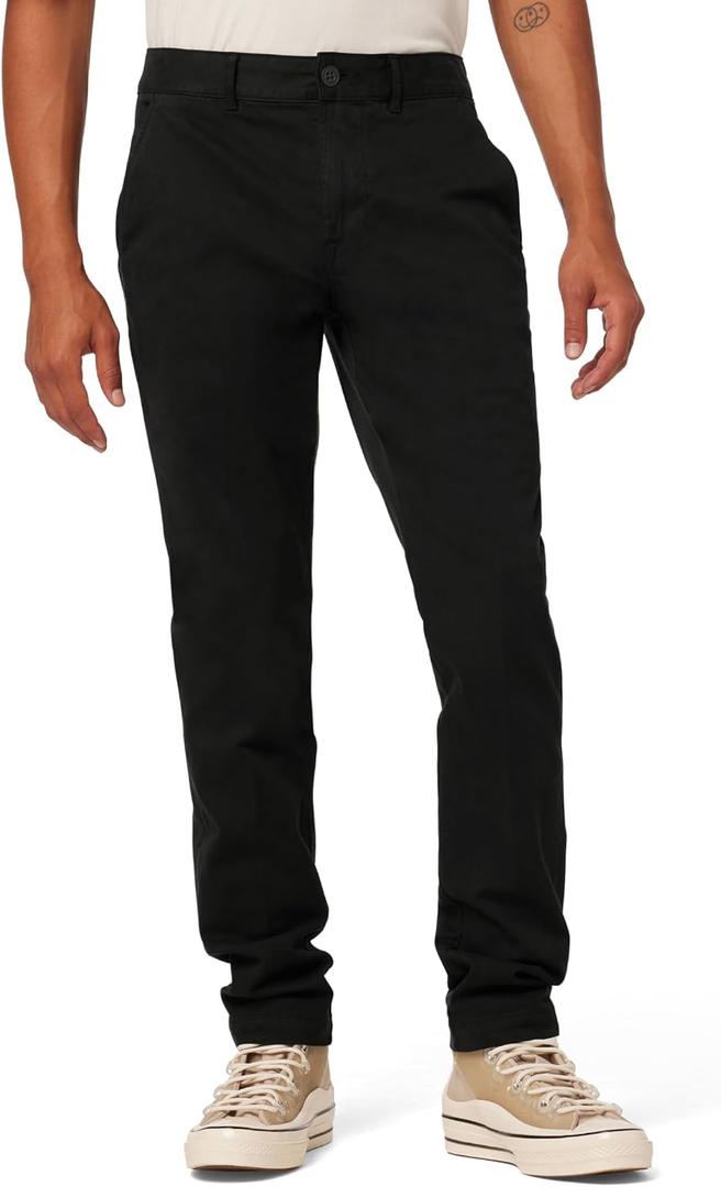 HUDSON Men's Classic Slim Straight Chino (29, Black)