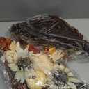 2PCS Artificia Fall Teardrop Swag 17.72" Autumn Swag Sunflowers Pumpkins Dahlias Berries Door Swag Hanging Flower Wreath for Thanksgiving Fall Front Door Window Wall Decor(A)