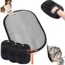 2pcs Pet Hair Remover Gloves for Cats & Dogs,Electrostatic Pet Hair Removal Gloves, Reusable Cat & Dog Hair Remover for Couch, Furniture, Carpet, Curtain, Upgraded Animal Fur Removal Tool (2)