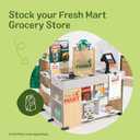 Melissa & Doug Fresh Mart Companion Set, Grocery Store Pretend Play Toys, Toy Kitchen Accessories & Play Food, Preschool Learning Toys for Girls & Boys 3+