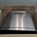 Garvee Dual Compartment Trash Can with 2 Removable Buckets, Brushed Stainless Steel Recycling Bin with Soft-Close Lid & Foot Pedal, Rectangular Kitchen Garbage Can for Waste Separation (8 Gal)