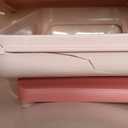 4.5 Gallon Trash Can with Swing Lid, Plastic Swing Top Trash Can (Pink)