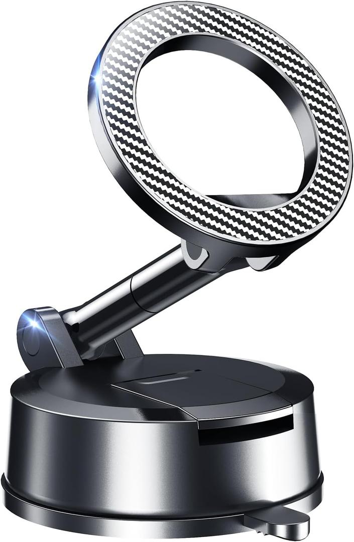 for MagSafe Car Mount Magnetic Dash Mounted Phone Holders for Car Phone Holder Mount 360Rotatable & Foldable Windshield Dashboard Phone Mount Cell Phone Cradles Fit for iPhone 16 15 14 13 12 series