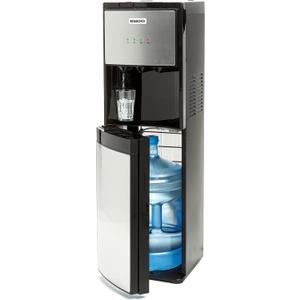 Igloo Bottom Loading Water Cooler  Hot, Cold, & Room Temperature Dispenser  Stainless Steel, Holds 3 & 5 Gallon Jugs, Child Safety Lock  for Homes, Kitchens, Offices, Dorms
