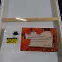 3 Piece Geometry Wall Art Circle and Rectangle Painting Funky Artwork Abstract Black White Picture Gallery Wrapped Home Office Decor  (12.00" x 16.00" x 3PCS)