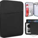 9.7-11 Inch Tablet Sleeve Case Compatible with 11" Samsung Galaxy Tab S9 S8 S7/ Samsung Galaxy Tab A7 S6 A 10.4 10.1 Tablet Bag,iPad 11th/iPad Pro M5 M4/Air 11 M2 M3 2025 2024 Carrying Bag(Black)