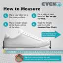 EVENup - Shoe Lift for Walking Boot I Adult Size Medium I Shoe Balancer for Use with Fracture Boots or Leg Length Discrepancy I 3 Adjustable Heights for Gait Improvement I Shoe Leveler, Shoe Riser
