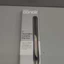 Infiniti PRO CONAIR Tourmaline Ceramic 1-Inch Flat Iron Digital Hair Straightener, 1-Inch Flat Iron to Straighten or Curl, 5 Heat Settings, for All Hair Types and Textures, Dark Gray