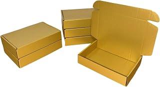 20 Pack 11.8x7.9x3.2 in Gold Shipping Boxes