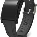 Pavlok 3 Sports (Black) App-Controlled Silent Alarm & Habit Trainer Wearable Chime/Vibration/Adjustable Zap Includes Plus (Lifetime Access) Steps & Sleep Tracking
