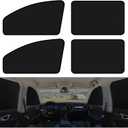 XCBYT Magnetic Car Window Shades 4 Pack - Blackout Side Window Sun Shade for Privacy & Car Camping, 99% UV Blocking Car Window Covers for Side Windows, Heat Protection Travel Shades for SUV Sedan