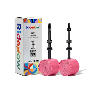 Bibike 2 Pack Ridenow TPU Tubes 700x 18-32C/32-47C with Metal Presta Valve, Removable Valve Core
