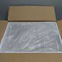 4-Tier Rolling Utility Cart with 3 Drawers-White Craft Organizers and Storage with DIY Dividers, Under Desk Art Supply Storage Organizer with 360 Lockable Wheels for Brushes Artifacts Patent Pending