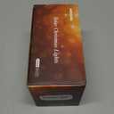 JMEXSUSS 2 Pack Solar String Lights Outdoor Waterproof, Total 400 LED 151FT Solar Christmas Lights Outdoor, 8 Modes Christmas Light for Outside Patio Yard Tree Decorations, White