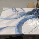 Blue Wall Art Large Pictures for Living Room Abstract Wall Decor Wall Decoration Print Pictures Canvas Framed Artwork Minimalist Paintings for Office Above Bed Wall Decor 2448in