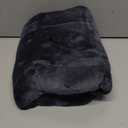 L'AGRATY Weighted Lap Blanket 5lb: Small Weighted Blanket for Adults Portable Travel - Cooling Pad for Relaxation Sleeping - Cozy Washable All-Season (29" x 24") (01-dark Grey)