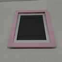 Americanflat 10x12.5 Kids Art Frame - Front Loading Picture Frame - Use as 8.5x11 Frame with Mat or 10x12.5 Frame Without Mat - My Mini Masterpiece - Holds 100 Artworks - Light Pink